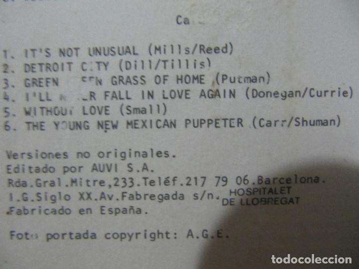 Casetes antiguos: TOM JONES HITS-RARO - Foto 5