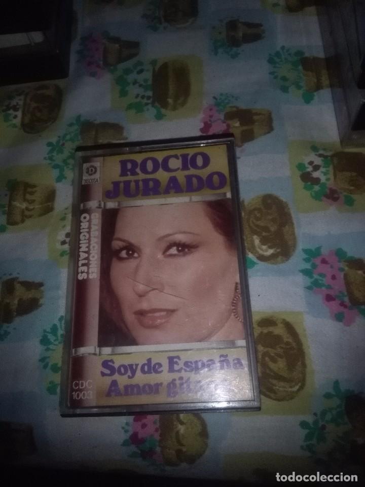 Casetes antiguos: ROCIO JURADO. SOY DE ESPA&Ntilde;A. AMOR GITANO... C6F - Foto 1