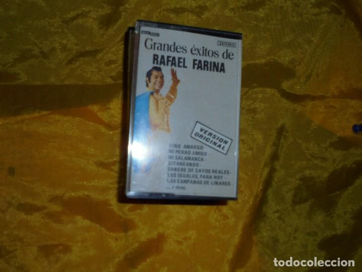 Casetes antiguos: RAFAEL  FARINA.  GRANDES  EXITOS.    EMI ODEON  1983.  CASETE - Foto 1