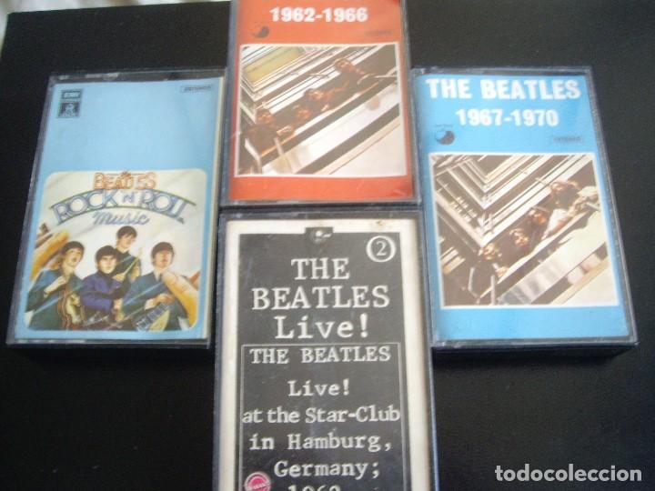 Casetes antiguos: LOTE 4 CAST DE LOS BEATLES-EDICIONES ESPA&Ntilde;OLAS