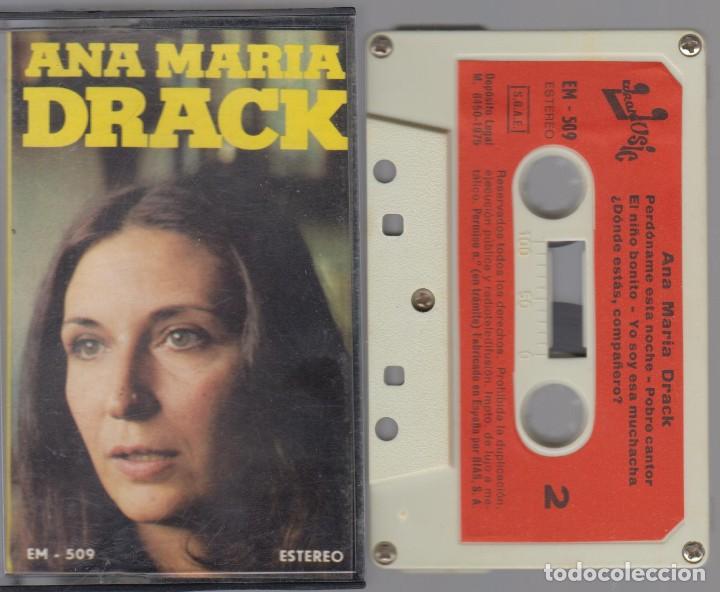 Casetes antiguos: Ana Mar&iacute;a Drack cassette 1975 - Foto 1