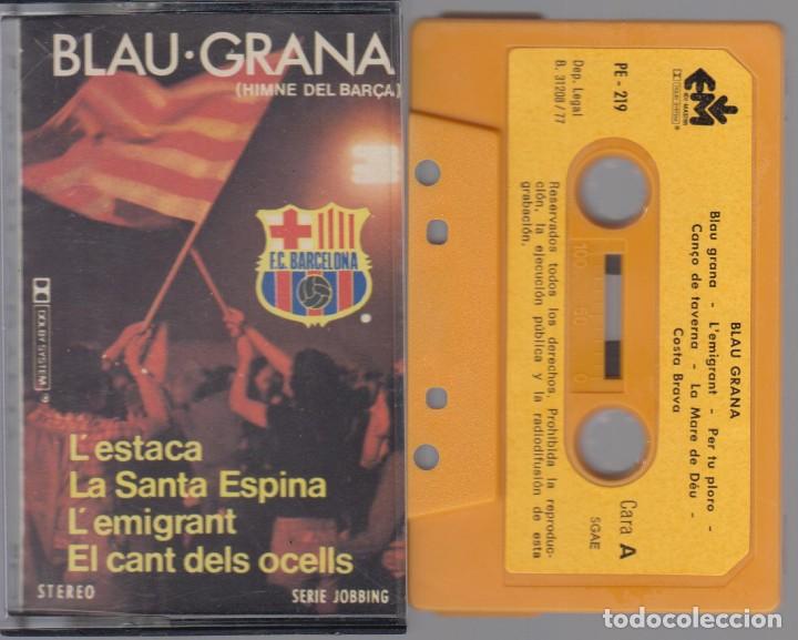 Cassettes Anciennes: Blau-grana cassette Himne del Bar&ccedil;a 1977 F&uacute;tbol Club Barcelona Bar&ccedil;a