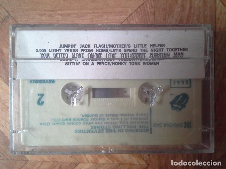 Casetes antiguos: THE ROLLING STONES - THROUGH THE PAST, DARKLY - CASETE 1981 - Foto 2