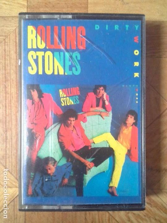 Casetes antiguos: THE ROLLING STONES - DIRTY WORK - CASETE 1986 - Foto 1