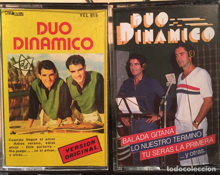 Casetes antiguos: 2 CASETES DEL D&Uacute;O DIN&Aacute;MICO, CINTAS - Foto 1
