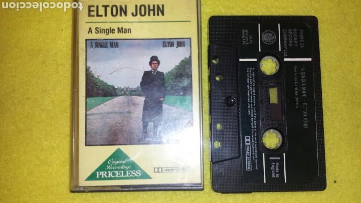 Casetes antiguos: Cassette Elton John A single Man- 1978 - Foto 1