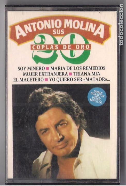 Casetes antiguos: Antonio Molina Sus 20 coplas de oro - Foto 1