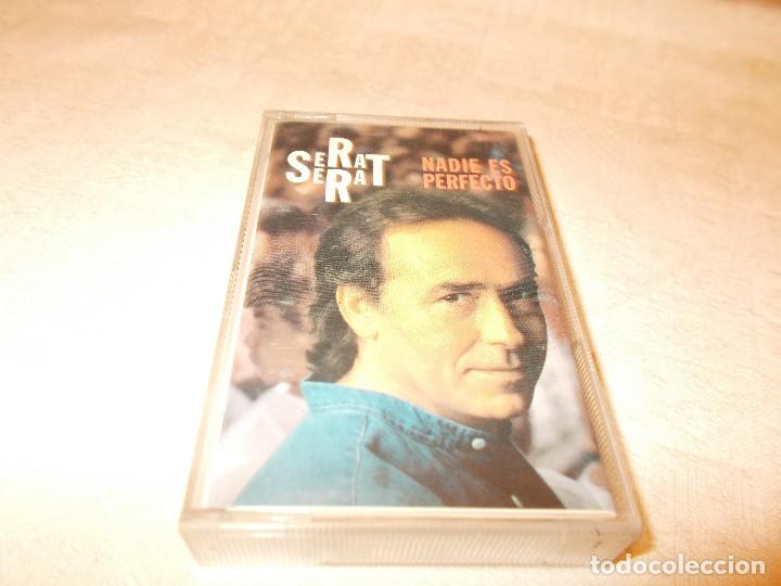 Casetes antiguos: JOAN MANUEL SERRAT Nadie es perfecto - Foto 1