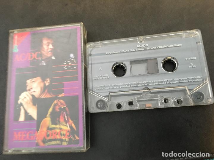Casetes antiguos: AC DC AC/DC (MEGAFORCE) CASSETTE ITALY 1993 (CAI2) - Foto 2