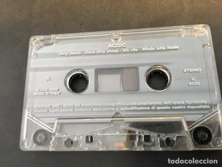 Casetes antiguos: AC DC AC/DC (MEGAFORCE) CASSETTE ITALY 1993 (CAI2) - Foto 3