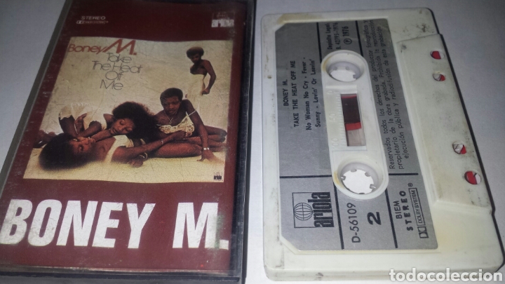 Casetes antiguos: Boney M. Take the heot of me - 1976