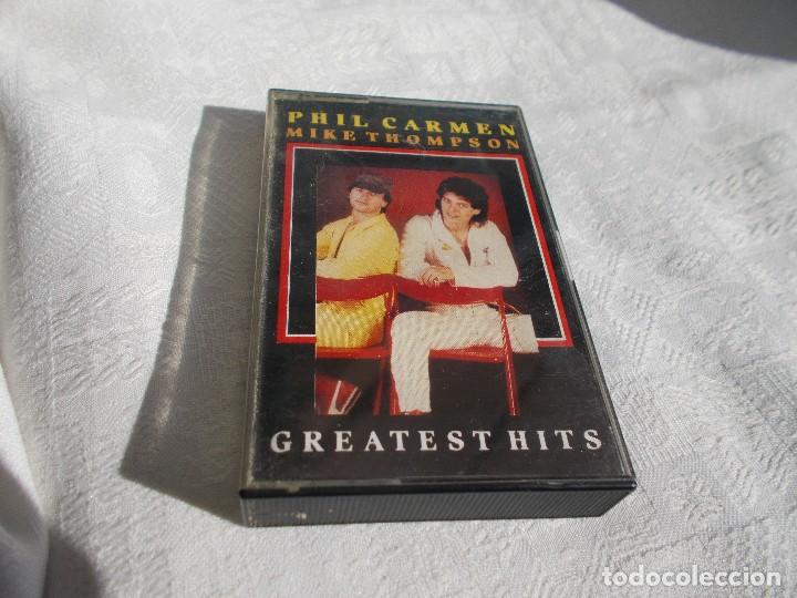 Casetes antiguos: PHIL CARMEN MIKE THOMPSON Greatest Hits - Foto 1