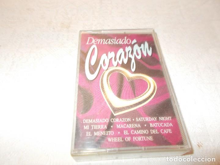 Casetes antiguos: DEMASIADO CORAZON Cinta a casete - Foto 1