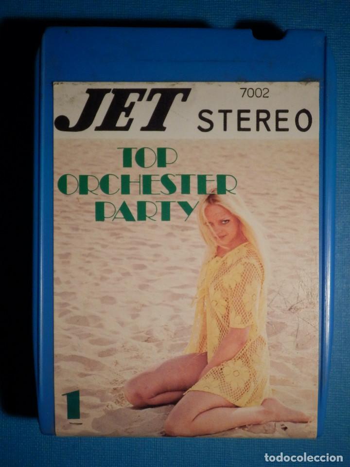 Cassette antiche: Cinta de Cassette - Casete - Cartucho STEREO 8 Pistas - Jet Top Orchester Party 1