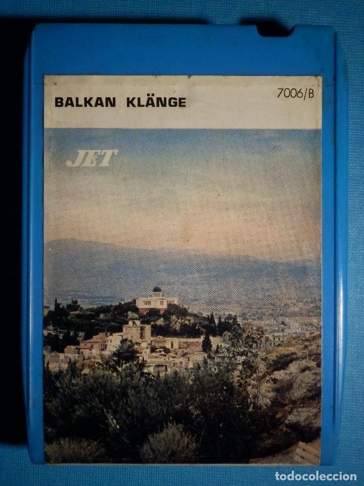 Cassette antiche: Cinta de Cassette - Casete - Cartucho STEREO 8 Pistas - Jet - Balkan Klange