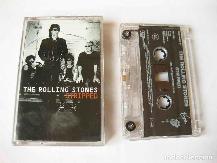 Casetes antiguos: CINTA DE CASETE O CASSETTE DE ROLLING STONES - STRIPPED - Foto 1