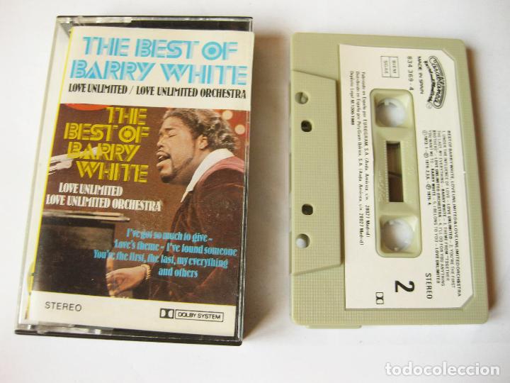 Casetes antiguos: CINTA DE CASETE O CASSETTE DE THE BEST OF BARRY WHITE