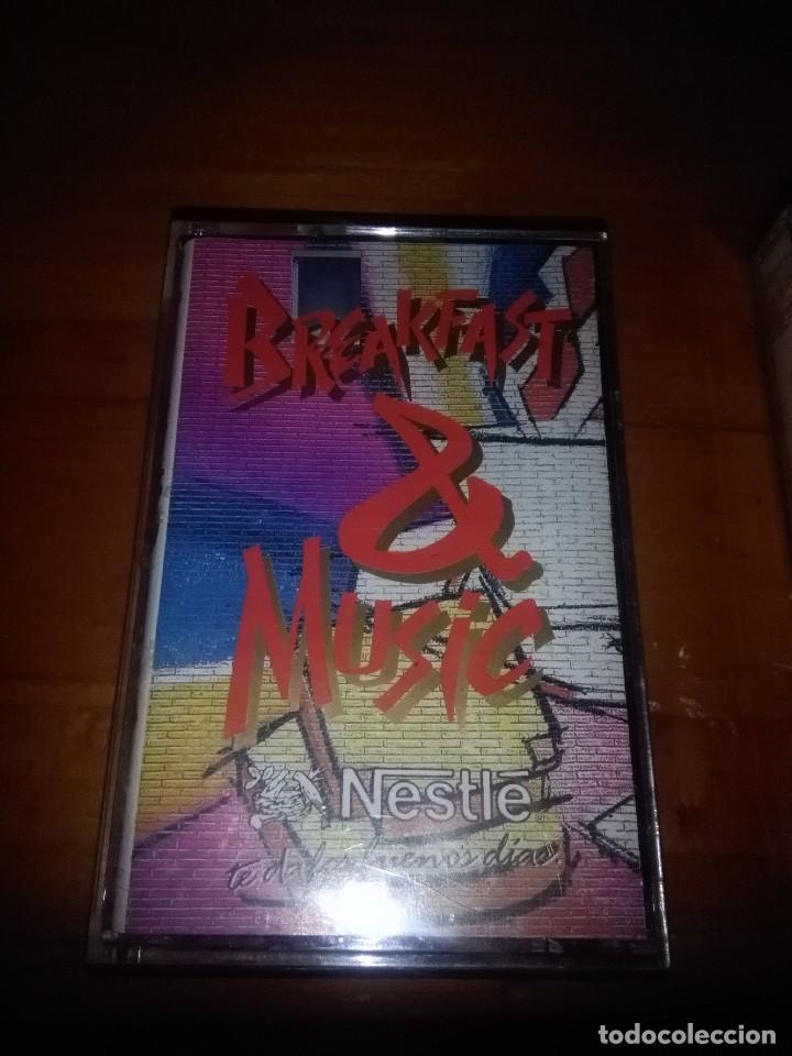 Casetes antiguos: BREAKFAST & MUSIC. VARIOS. NESTLE.  CF7 - Foto 1