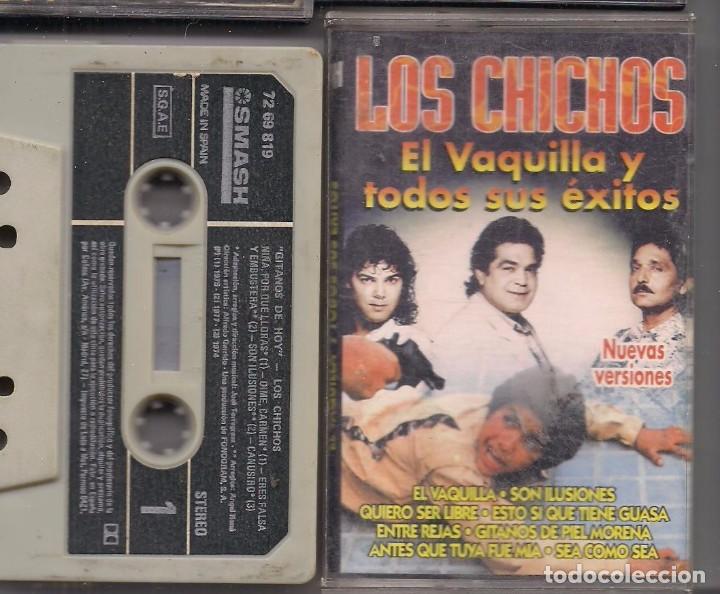 Casetes antiguos: Los Chichos. El Vaquilla y todos sus &eacute;xitos. - Foto 2