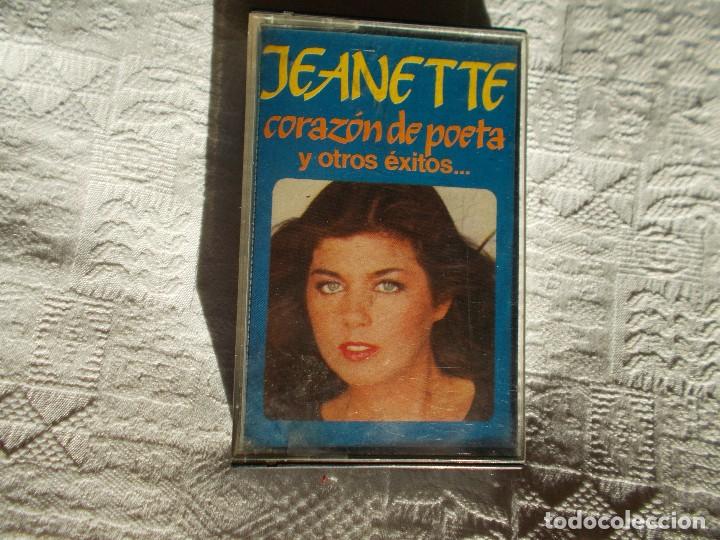 Casetes antiguos: JEANETTE Coraz&oacute;n de poeta y otros &eacute;xitos - Foto 1
