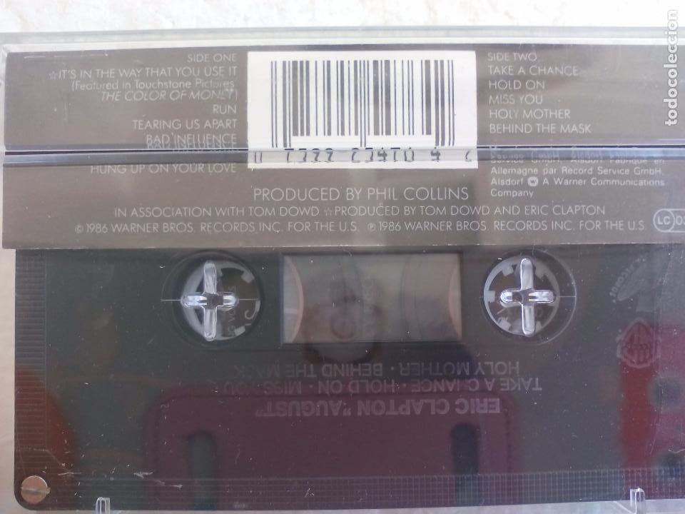 Casetes antiguos: Eric Clapton August. 1986 Cassette, casete - Foto 2