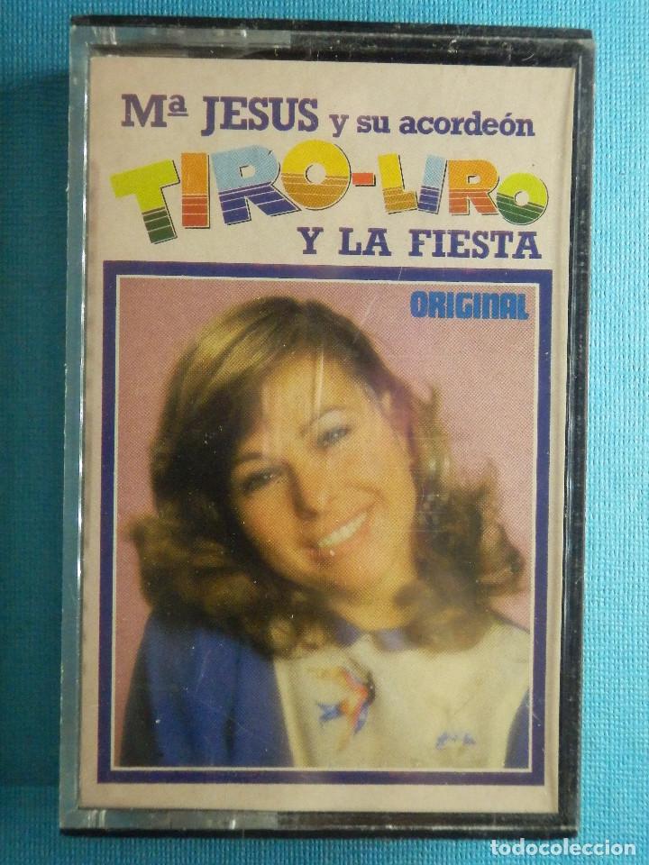Cassette antiche: Cinta de Cassette - Casete - Maria Jes&uacute;s y su Acordeon - Tiro Liro y la Fiesta - Olympo - 1982