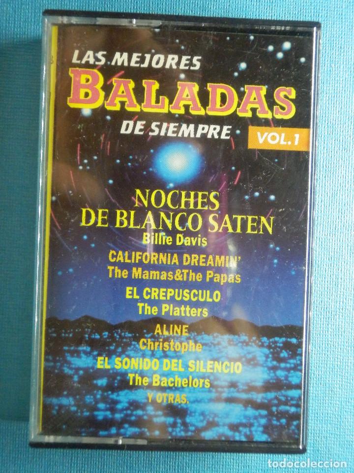 Cassette antiche: Cinta de Cassette - Casete - Las mejores baladas de siempre - Vol. 1 - Perfil - 1991