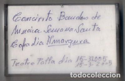 Casetes antiguos: CONCIERTO BANDAS DE MUSICA SEMANA SANTA, COFRADIA AMARGURA&hellip;. (CINTA NO ORIGINAL). -  CASE-15788.