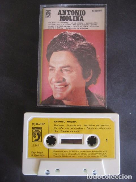 Casetes antiguos: ANTONIO MOLINA . DISCOPHON 1976 - Foto 1