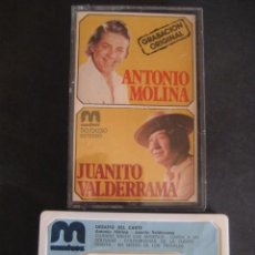 Casetes antiguos: ANTONIO MOLINA - JUANITO VALDERRAMA. 1980