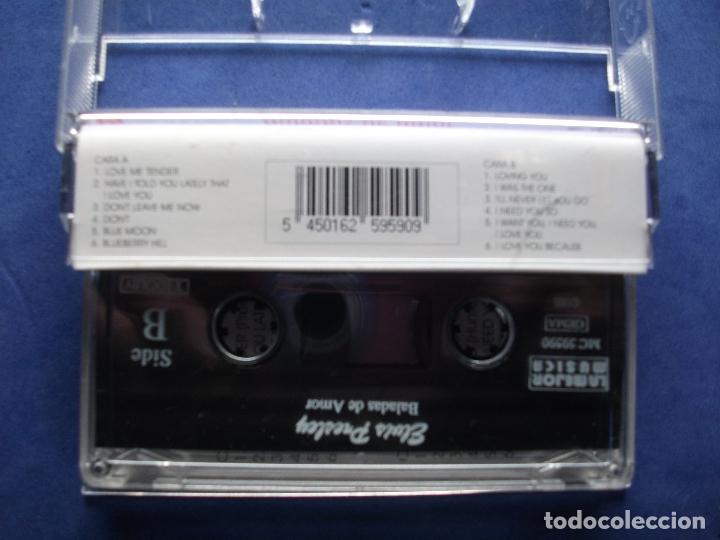Casetes antiguos: ELVIS PRESLEY ( BALADAS DE AMOR ) CASSETTE - Foto 2