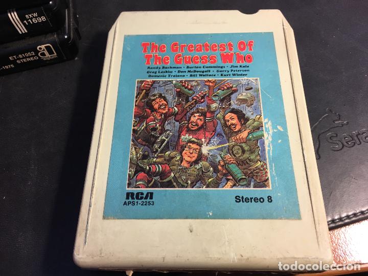 Casetes antiguos: GREATEST OF THE GUESS WHO APS1-2253 CASSETTE 8 PISTAS TRACK (8P)