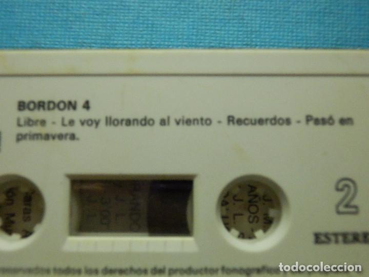 Casetes antiguos: CINTA DE CASSETTE - CASETE - BORDON 4 - AMALGAMA - 1987 - Foto 3