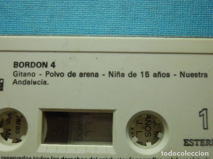 Casetes antiguos: CINTA DE CASSETTE - CASETE - BORDON 4 - AMALGAMA - 1987 - Foto 4