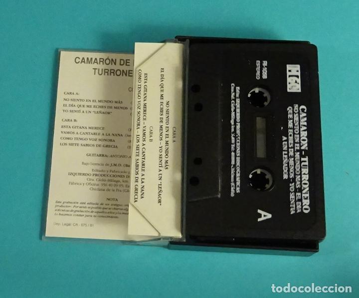Casetes antiguos: CAMAR&Oacute;N DE LA ISLA / TURRONERO - Foto 2