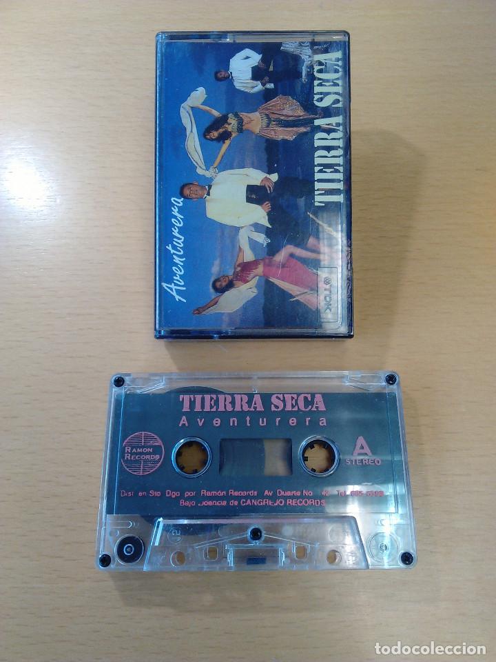 Casetes antiguos: CASSETTE - CASETE. AVENTURERA. TIERRA SECA. EXCLUSIVA REPUBLICA DOMINICANA. IMPECABLE. NUEVA