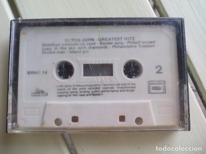 Casetes antiguos: Elton John. Greatest Hits. Cassette, casete. - Foto 1
