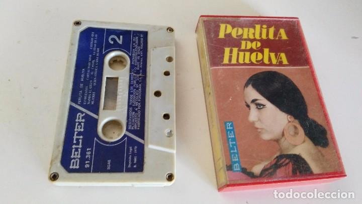 Cinta radio caset cassette de musica cantante Perlita de huelva