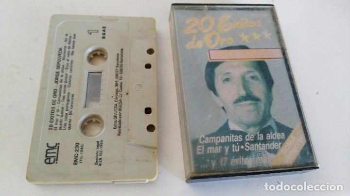 Casetes antiguos: Jorge Sep&uacute;lveda - 20 exitos de oro - original y completo - Foto 1
