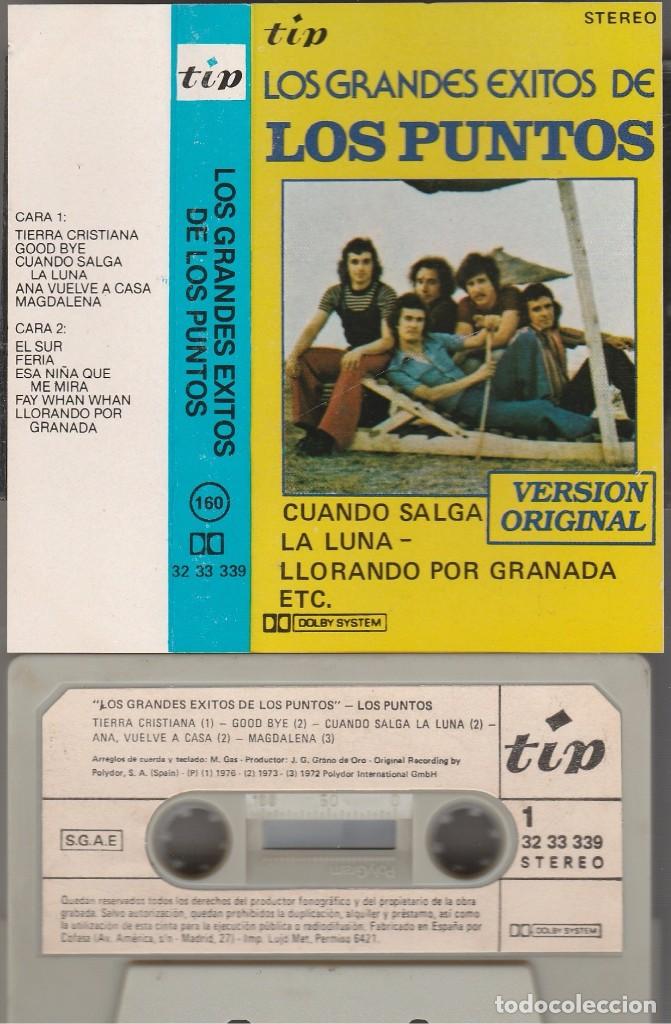 Casetes antiguos: LOS PUNTOS - GRANDES EXITOS (CASSETTE TIP 1981) - Foto 1