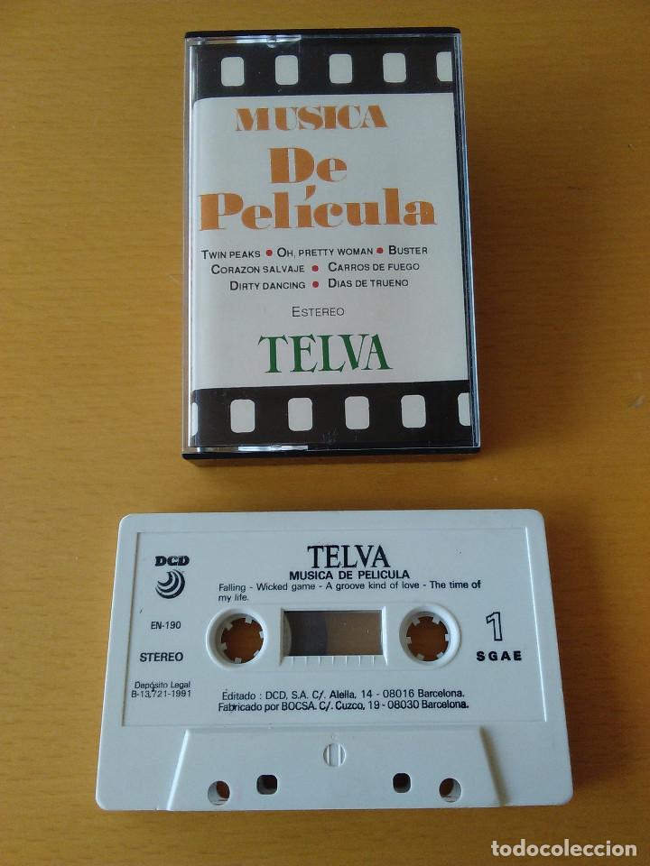 Casetes antiguos: Cassette - Casete - Musica de pelicula - Telva - 1991. Estado perfecto. Impecable