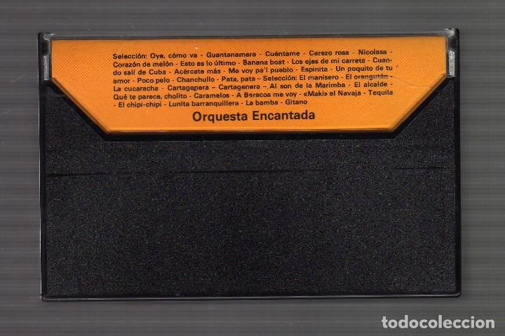 Casetes antiguos: CASSETTE: ORQUESTA ENCANTADA - bailongo vacil&oacute;n - (PERFIL, 1985) - Foto 2