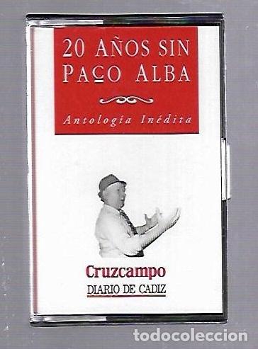 Casetes antiguos: CINTA DE CASETE. 20 A&Ntilde;OS SIN PACO ALBA. ANTOLOGIA INEDITA. N&ordm; 3. CRUZCAMPO. DIARIO DE CADIZ