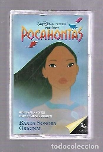 Casetes antiguos: CINTA DE CASETE. POCAHONTAS. WALT DISNEY. BANDA SONORA ORIGINAL. 80080