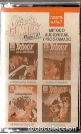 Casetes antiguos: 1 CASETE ASTERIX  ( STUDY COMICS, METODO AUDIOVISUAL Y PROGRAMADO) - Foto 1