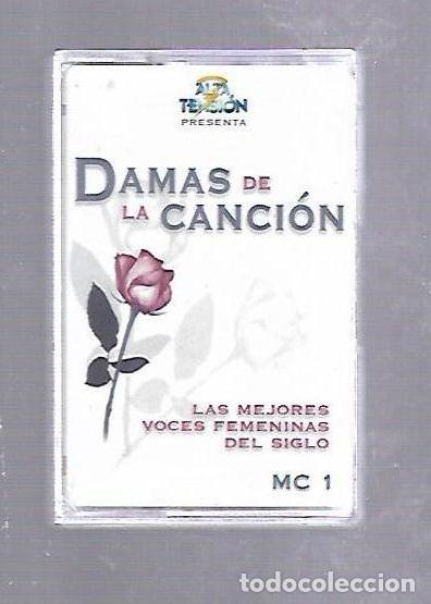 Cassette antiche: CINTA DE CASETE. DAMAS DE LA CANCION. MC 1. LAS MEJORES VOCES FEMENINAS DEL SIGLO. ALTA TENSION