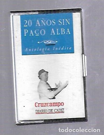 Casetes antiguos: CINTA DE CASETE. 20 A&Ntilde;OS SIN PACO ALBA. ANTOLOGIA INEDITA. N&ordm; 1. CRUZCAMPO. DIARIO DE CADIZ