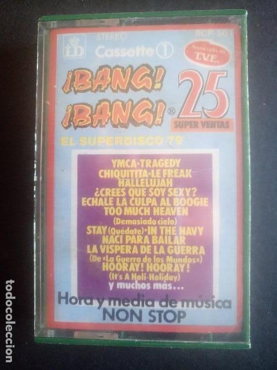 Cassette antiche: cinta casete bang bang 25 el super disco 79 hora y media musica non stop cassette 1
