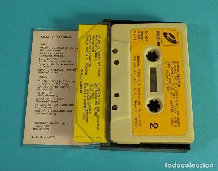 Casetes antiguos: MANOLO ESCOBAR - Foto 2