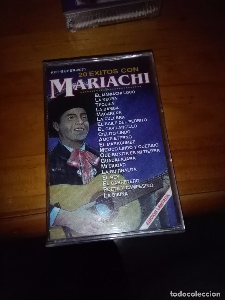 Casetes antiguos: 20 EXITOS CON MARIACHI. C6F - Foto 1